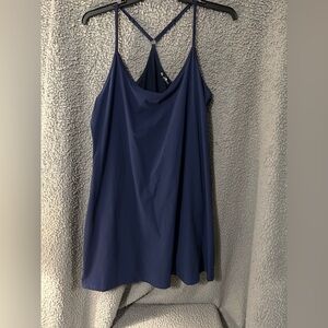 Elegant Navy Blue Women's Dress